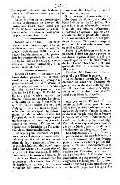 L'ami de la religion journal et revue ecclesiastique, politique et litteraire