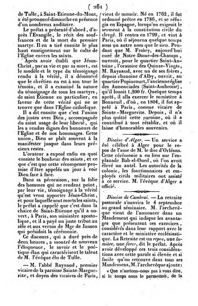 L'ami de la religion journal et revue ecclesiastique, politique et litteraire