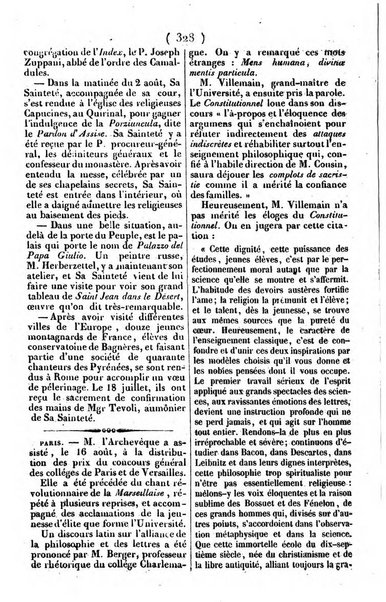 L'ami de la religion journal et revue ecclesiastique, politique et litteraire