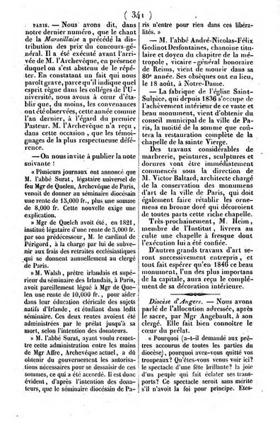 L'ami de la religion journal et revue ecclesiastique, politique et litteraire