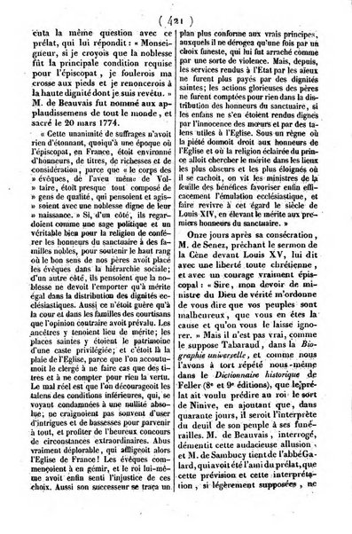 L'ami de la religion journal et revue ecclesiastique, politique et litteraire