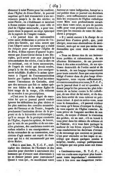 L'ami de la religion journal et revue ecclesiastique, politique et litteraire