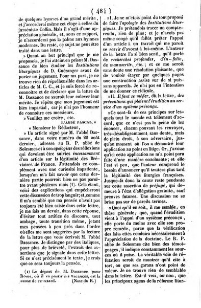 L'ami de la religion journal et revue ecclesiastique, politique et litteraire