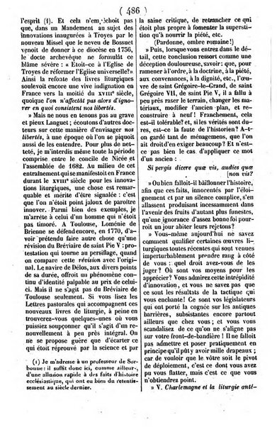 L'ami de la religion journal et revue ecclesiastique, politique et litteraire