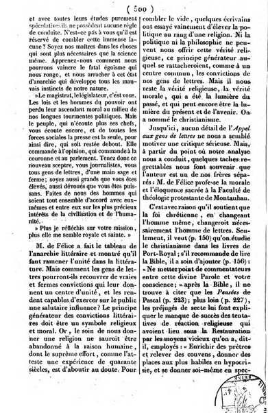 L'ami de la religion journal et revue ecclesiastique, politique et litteraire