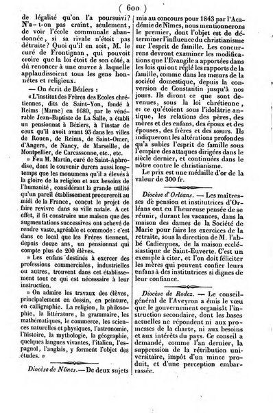 L'ami de la religion journal et revue ecclesiastique, politique et litteraire