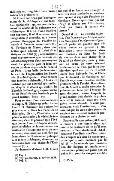 L'ami de la religion journal et revue ecclesiastique, politique et litteraire