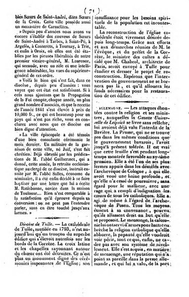 L'ami de la religion journal et revue ecclesiastique, politique et litteraire