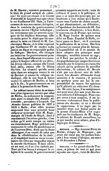 L'ami de la religion journal et revue ecclesiastique, politique et litteraire