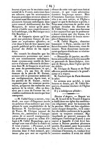 L'ami de la religion journal et revue ecclesiastique, politique et litteraire