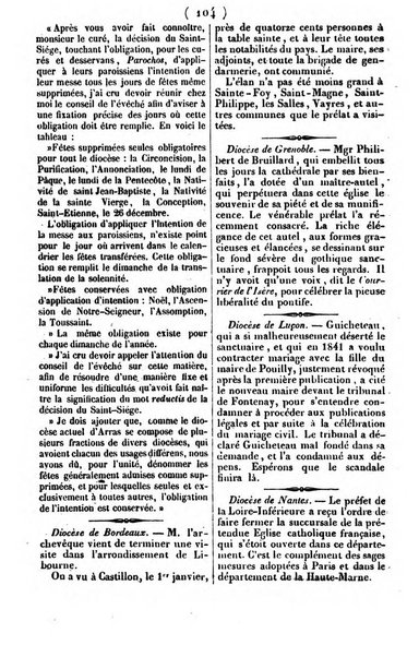 L'ami de la religion journal et revue ecclesiastique, politique et litteraire