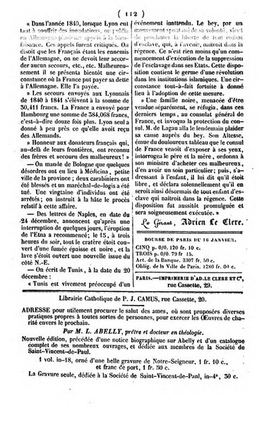 L'ami de la religion journal et revue ecclesiastique, politique et litteraire