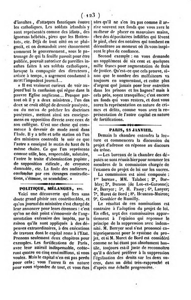 L'ami de la religion journal et revue ecclesiastique, politique et litteraire