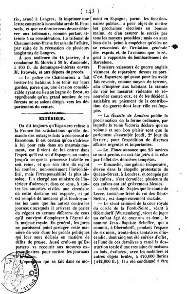 L'ami de la religion journal et revue ecclesiastique, politique et litteraire