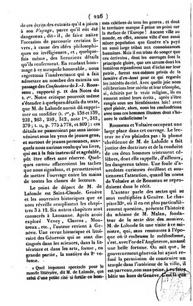 L'ami de la religion journal et revue ecclesiastique, politique et litteraire