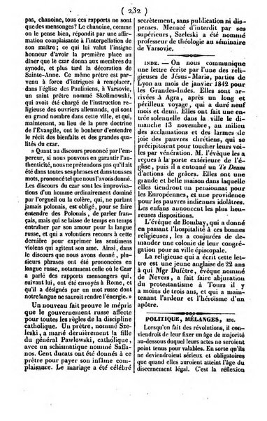 L'ami de la religion journal et revue ecclesiastique, politique et litteraire