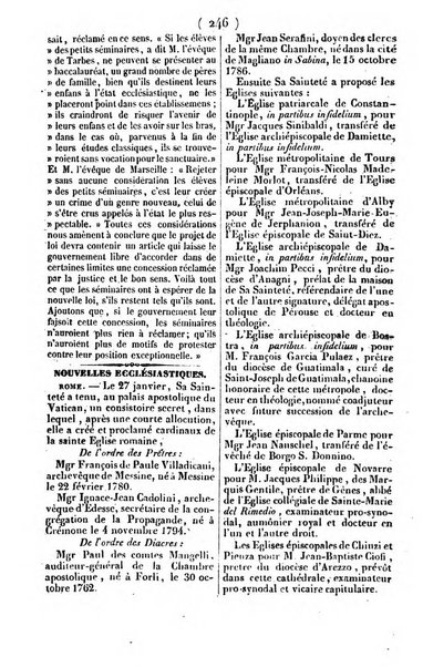 L'ami de la religion journal et revue ecclesiastique, politique et litteraire