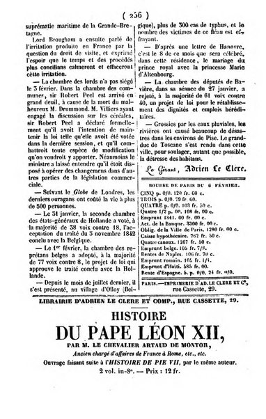 L'ami de la religion journal et revue ecclesiastique, politique et litteraire