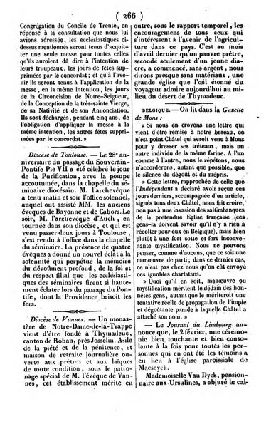 L'ami de la religion journal et revue ecclesiastique, politique et litteraire