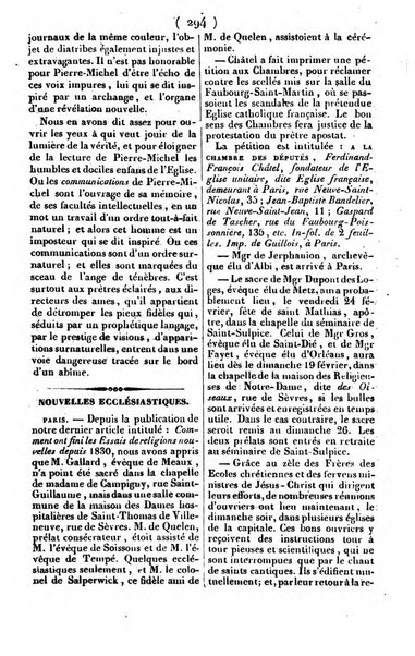 L'ami de la religion journal et revue ecclesiastique, politique et litteraire