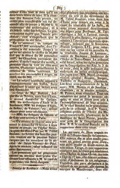 L'ami de la religion journal et revue ecclesiastique, politique et litteraire