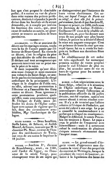 L'ami de la religion journal et revue ecclesiastique, politique et litteraire