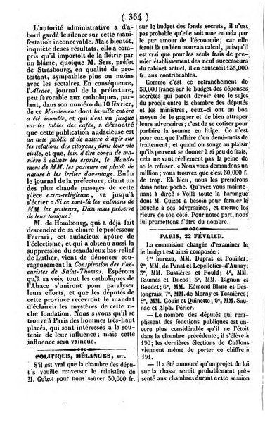 L'ami de la religion journal et revue ecclesiastique, politique et litteraire