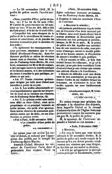 L'ami de la religion journal et revue ecclesiastique, politique et litteraire