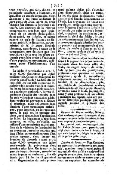 L'ami de la religion journal et revue ecclesiastique, politique et litteraire