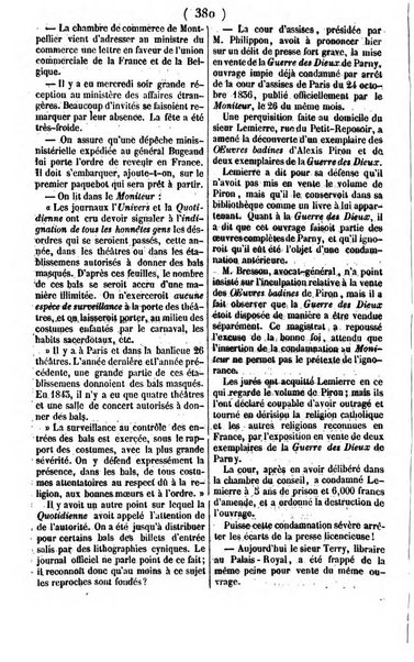 L'ami de la religion journal et revue ecclesiastique, politique et litteraire