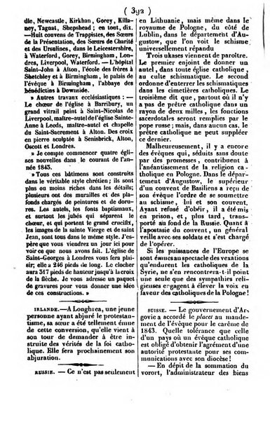 L'ami de la religion journal et revue ecclesiastique, politique et litteraire