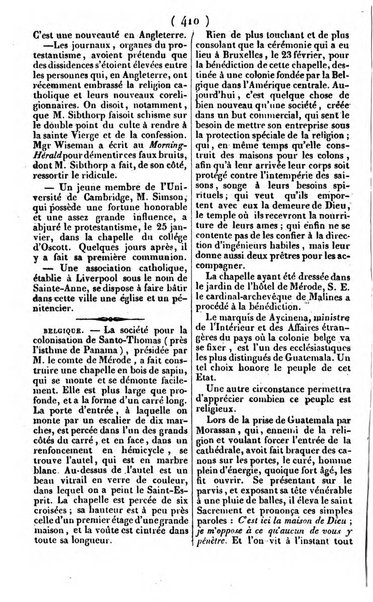 L'ami de la religion journal et revue ecclesiastique, politique et litteraire