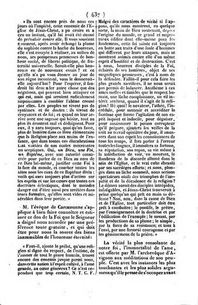 L'ami de la religion journal et revue ecclesiastique, politique et litteraire