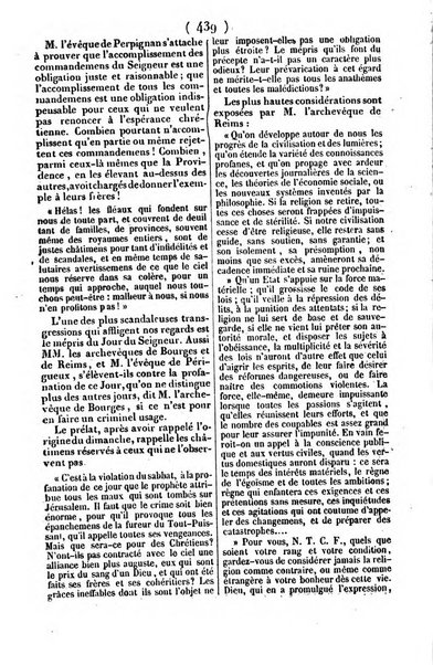 L'ami de la religion journal et revue ecclesiastique, politique et litteraire