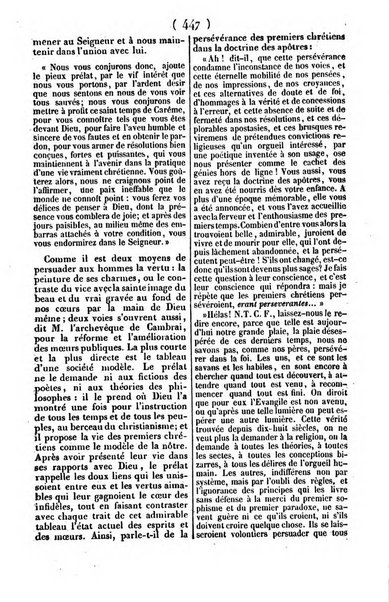 L'ami de la religion journal et revue ecclesiastique, politique et litteraire