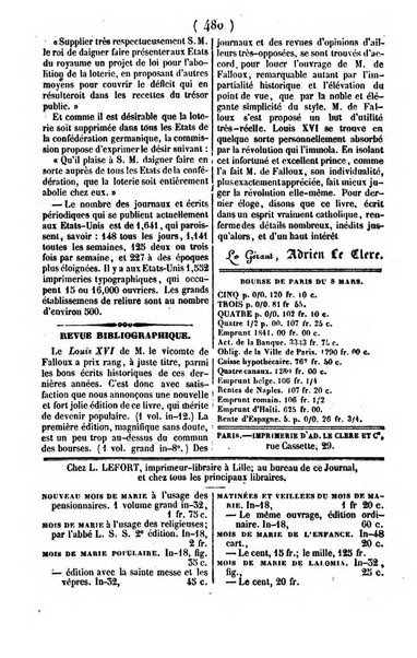 L'ami de la religion journal et revue ecclesiastique, politique et litteraire