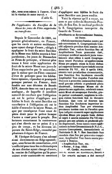 L'ami de la religion journal et revue ecclesiastique, politique et litteraire