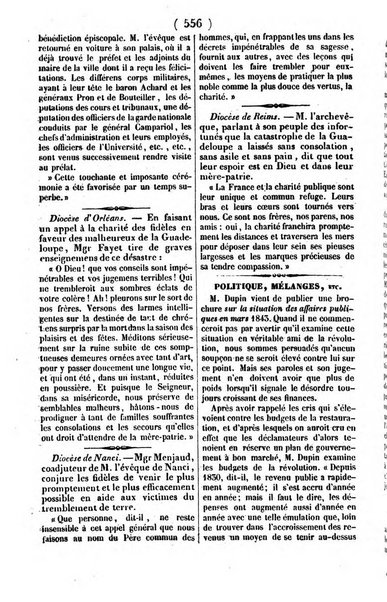 L'ami de la religion journal et revue ecclesiastique, politique et litteraire