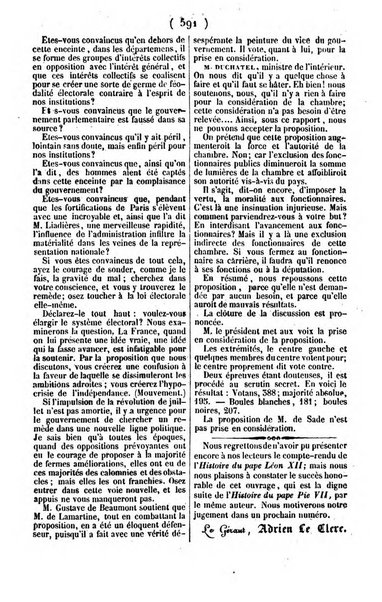 L'ami de la religion journal et revue ecclesiastique, politique et litteraire