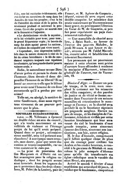 L'ami de la religion journal et revue ecclesiastique, politique et litteraire