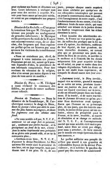 L'ami de la religion journal et revue ecclesiastique, politique et litteraire