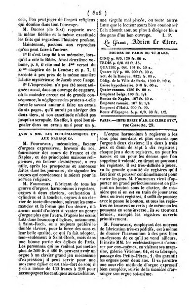 L'ami de la religion journal et revue ecclesiastique, politique et litteraire