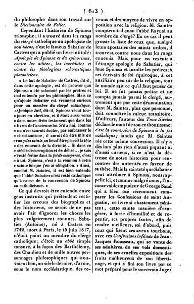 L'ami de la religion journal et revue ecclesiastique, politique et litteraire