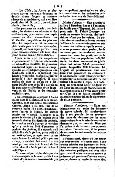 L'ami de la religion journal et revue ecclesiastique, politique et litteraire