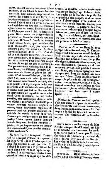 L'ami de la religion journal et revue ecclesiastique, politique et litteraire