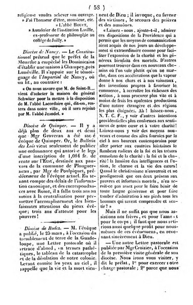 L'ami de la religion journal et revue ecclesiastique, politique et litteraire