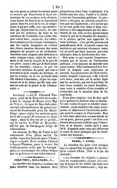 L'ami de la religion journal et revue ecclesiastique, politique et litteraire