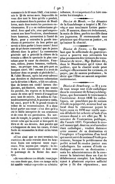 L'ami de la religion journal et revue ecclesiastique, politique et litteraire