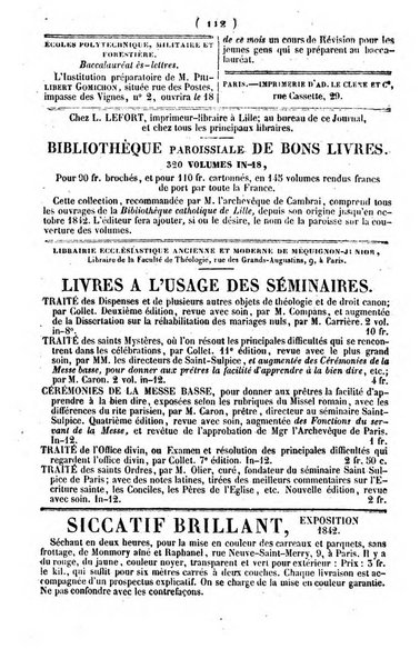 L'ami de la religion journal et revue ecclesiastique, politique et litteraire