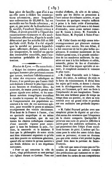 L'ami de la religion journal et revue ecclesiastique, politique et litteraire